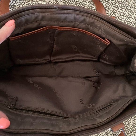 SOLD-Vintage Fossil purse shoulder bag - Picture 4 of 12